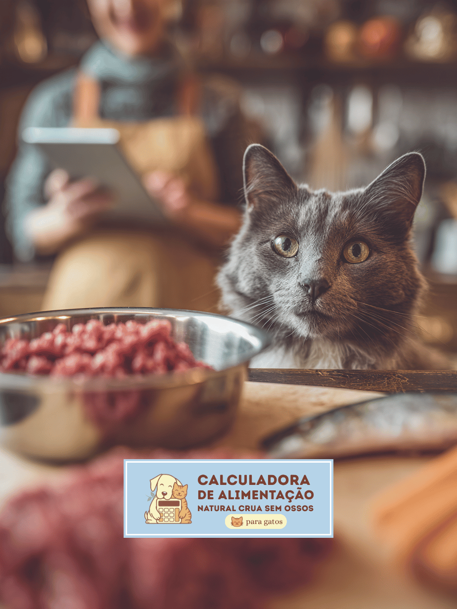 Gato e alimentação natural