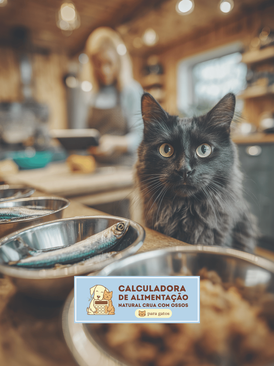 Gato e alimentação natural